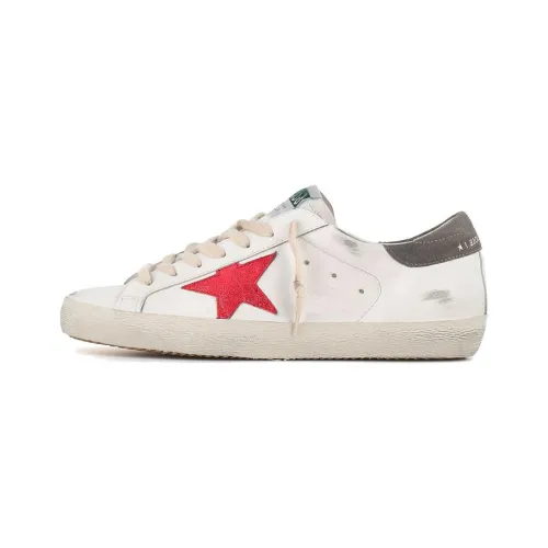 Golden Goose Super-Star Skate shoes Male White Red Grey