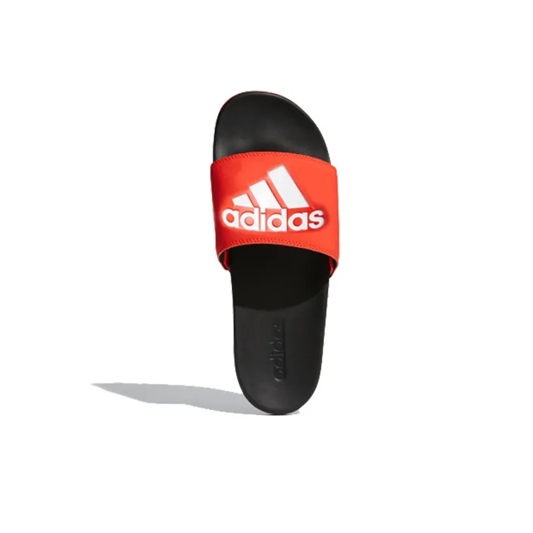 Adilette Adidas Comfort Slides 'Active Red'-3