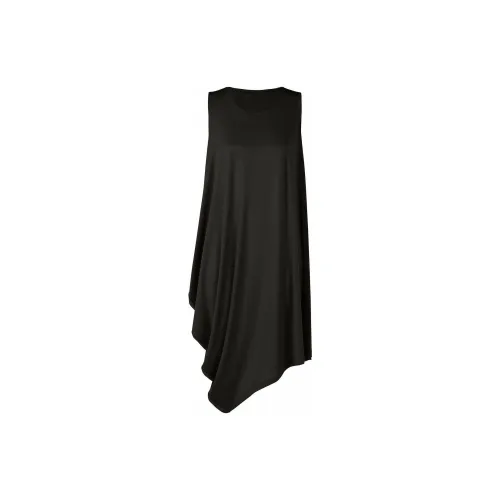 ISSEY MIYAKE Sleeveless Dresses Women's Black