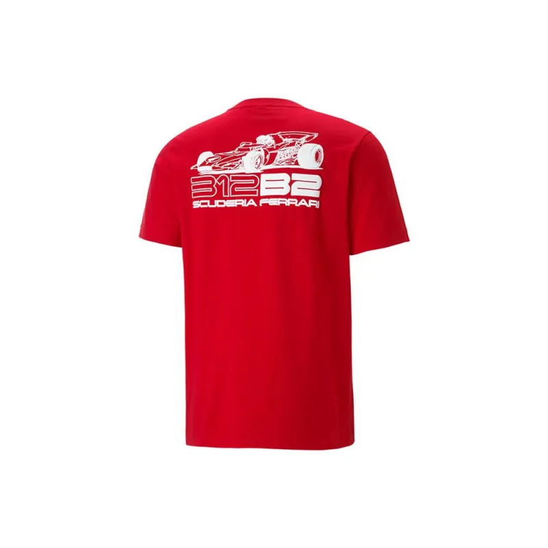 PUMA Ferrari Racing Series T Shirts Men Red-1