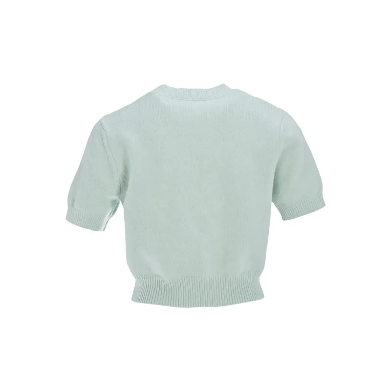 Marie Elie Crop Tops Women's Green-1