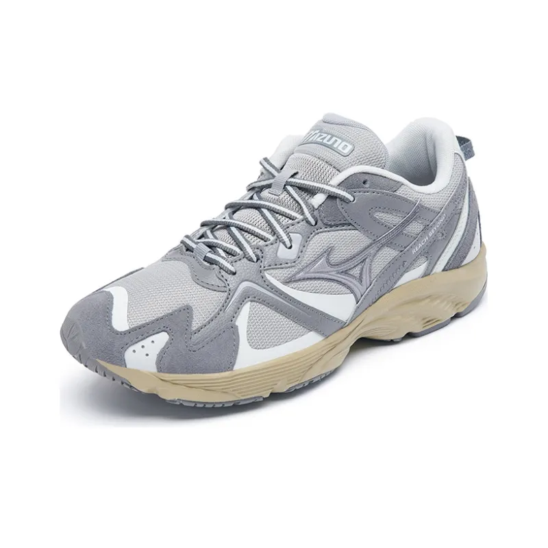 Mizuno LG 90s EC Wear Resistant Slip Resistant Low Top Running Shoes Unisex Gray-2