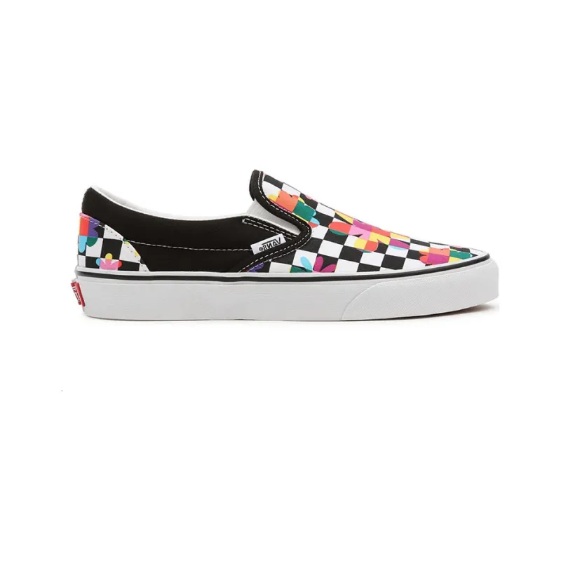 Vans Classic Slip On 'Floral Checkerboard' Sneakers-1