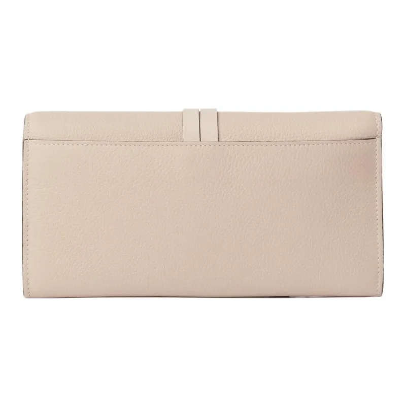 Chloe Alphabet Grained Calfskin Wallet Women's Light Pink-1