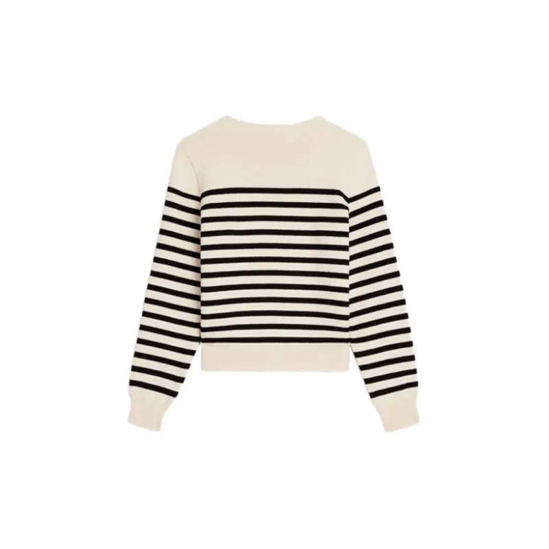 CELINE Striped Knitted Jumper-1