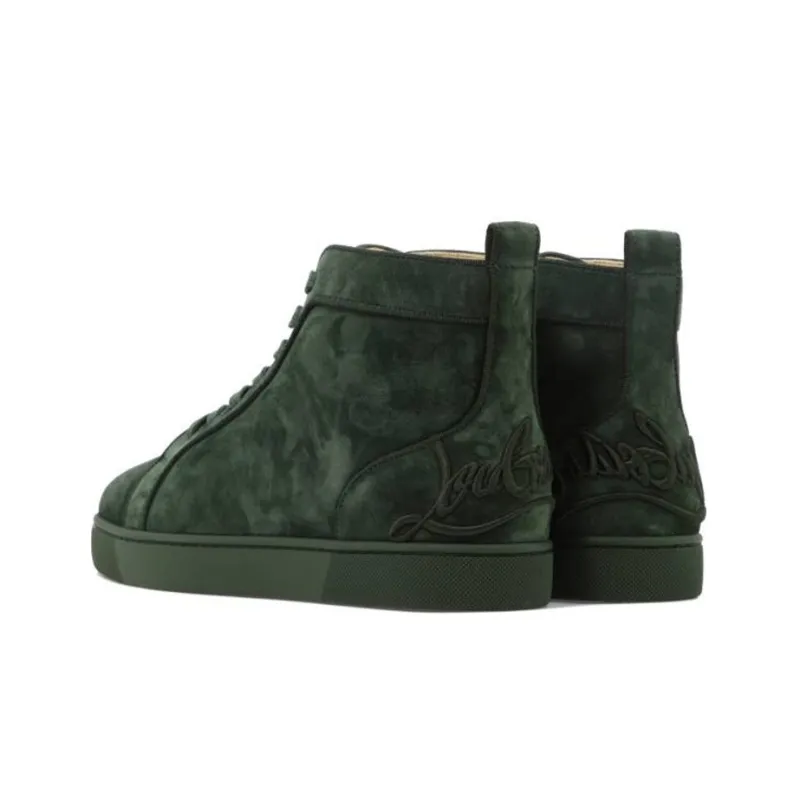CL LUBOTING Stylish Skateboarding Shoes Dark Green-3