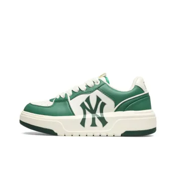 MLB Chunky Liner Basic New York Yankees Slip Resistant Breathable Low Top Skateboard Shoes Unisex Green