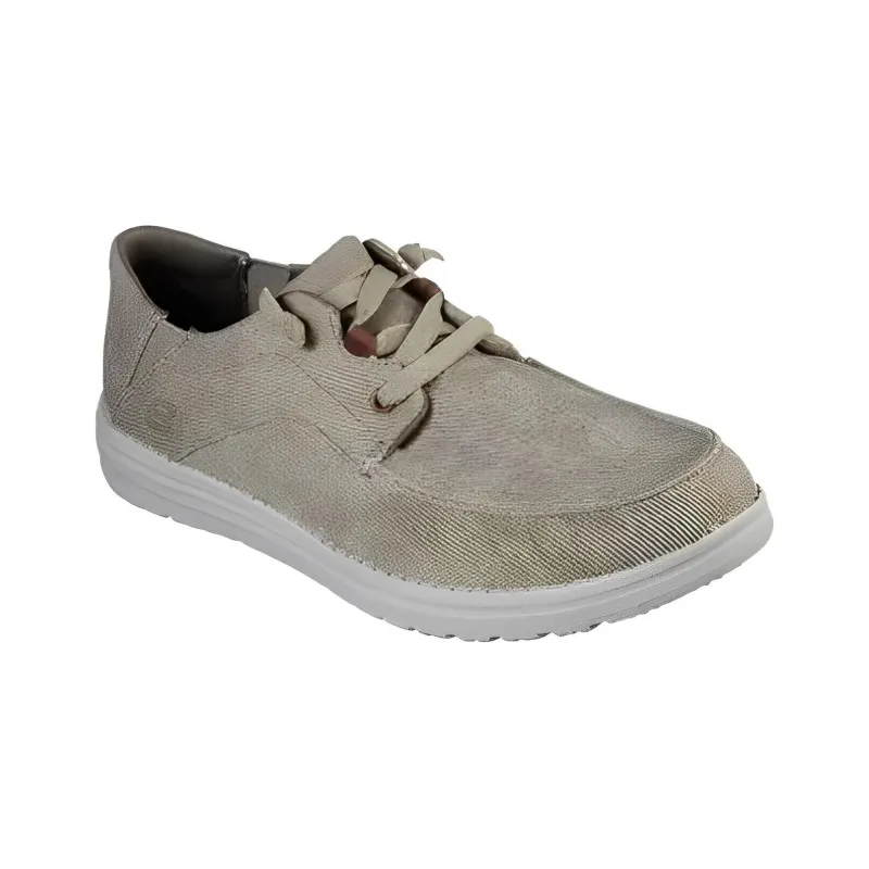 Skechers Melson Slip Resistant, Abrasion Resistant, Lightweight Low Top Casual Shoes Men's Gray-2