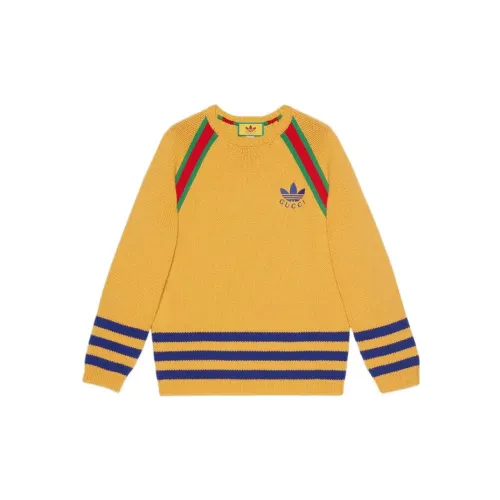 Adidas X GUCCI Sweaters Men Yellow