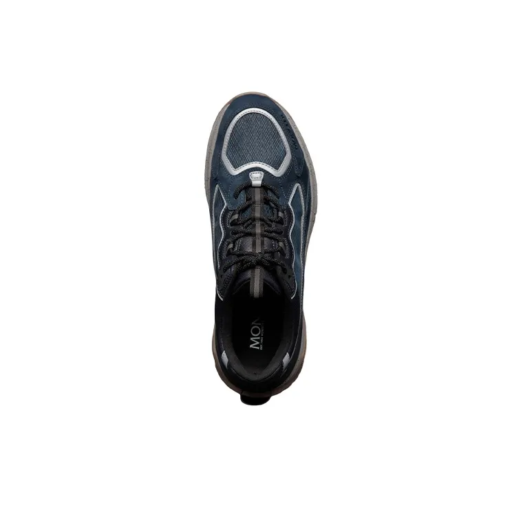 Moncler Lite Runner Cushioning, Wear Resistant Low Top Casual Shoes Men's Light Blue-2