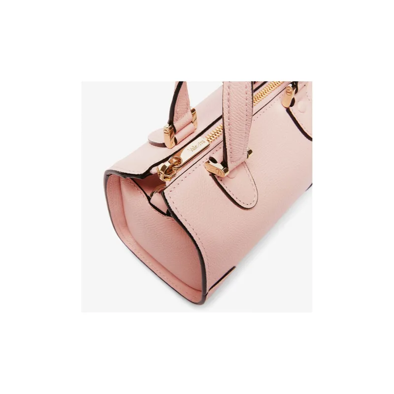 Valextra Calfskin Handbag, Shoulder Bag, Crossbody Bag Mini Women's Pink-3