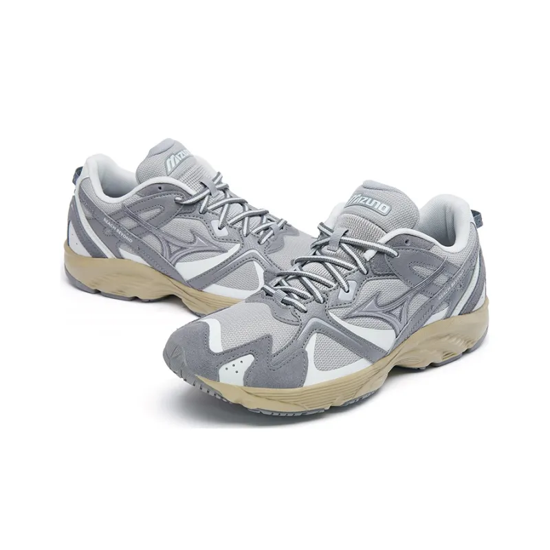 Mizuno LG 90s EC Wear Resistant Slip Resistant Low Top Running Shoes Unisex Gray-3