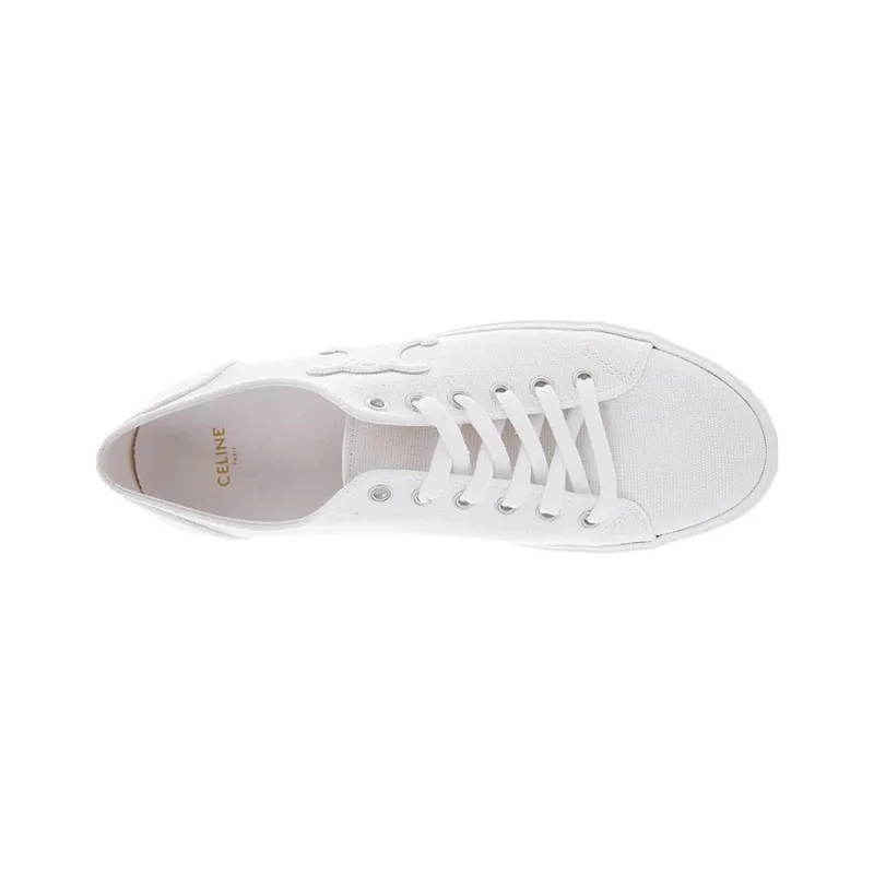CELINE Low Top Stylish Skateboarding Shoes Women's Neon White-3