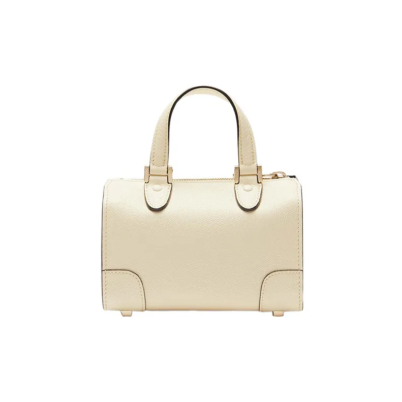 Valextra Calfskin Shoulder Bag, Crossbody Bag Mini Women's White-1