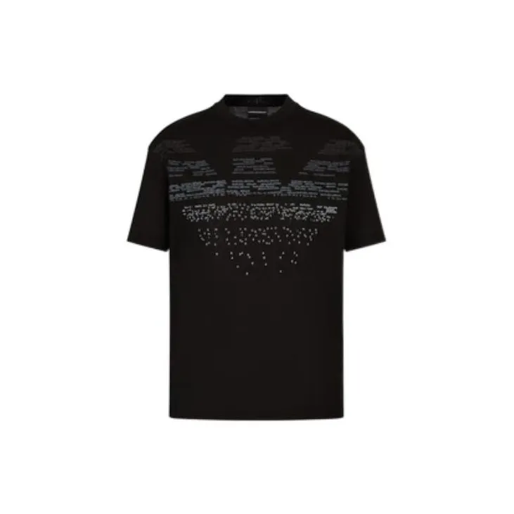 EMPORIO ARMANI SS23 T Shirt Men's Black-0