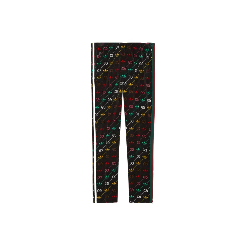 GUCCI x Adidas Originals FW22 Knitted Sweatpants Men's Black-1