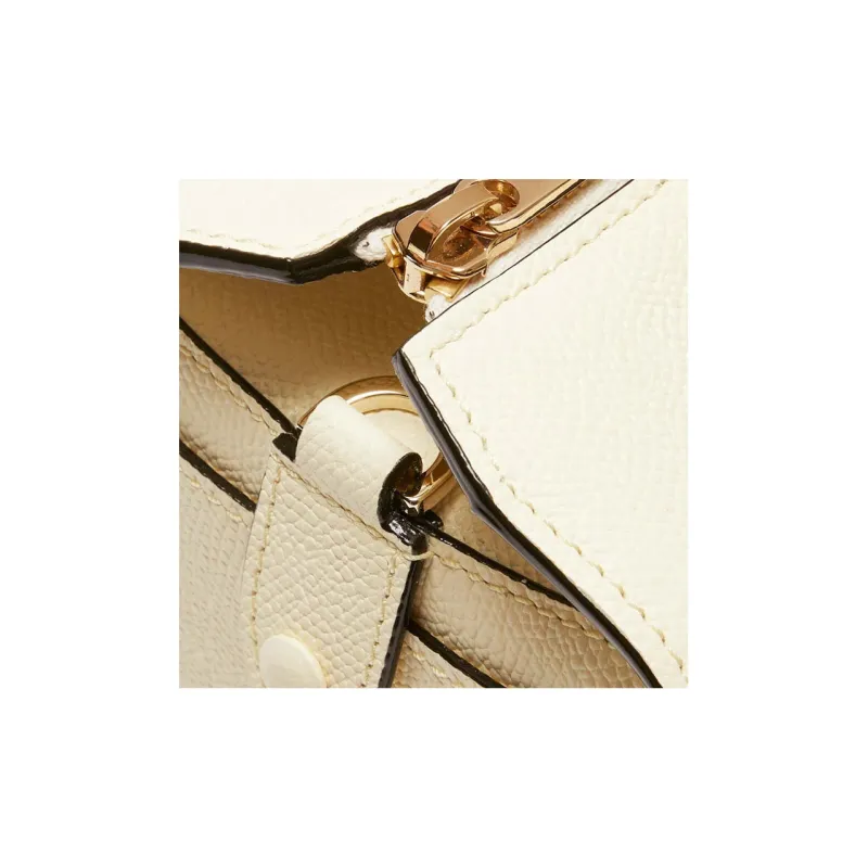 Valextra Calfskin Shoulder Bag, Crossbody Bag Mini Women's White-3