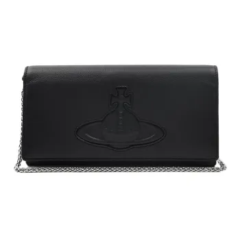 Vivienne Westwood Cow Leather Wallet Women's Black