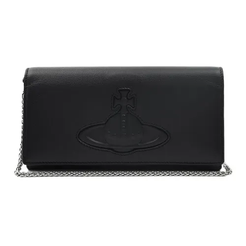 Vivienne Westwood Cow Leather Wallet Women's Black