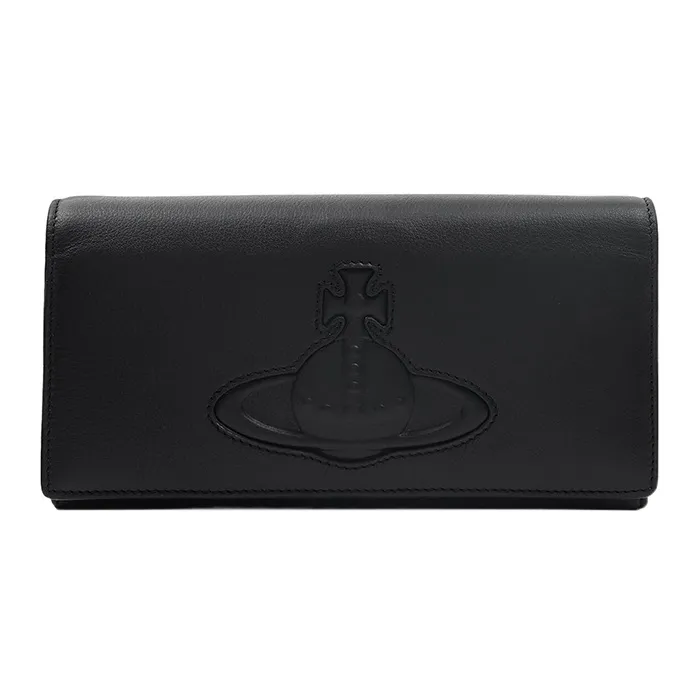 Vivienne Westwood Cow Leather Wallet Women's Black-1