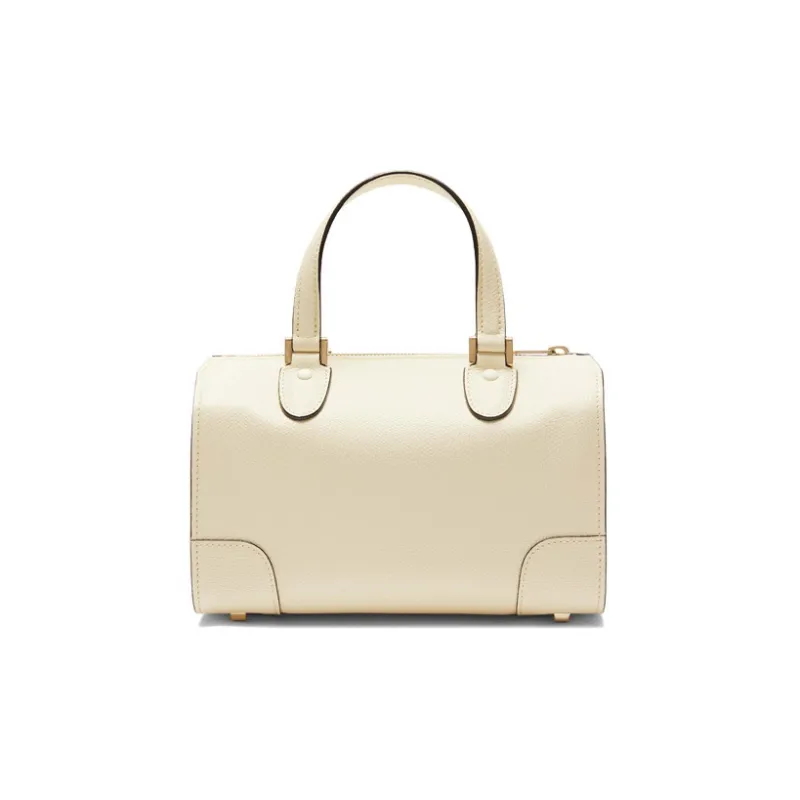 Valextra Calfskin Shoulder Bag, Crossbody Bag Mini Women's White-1