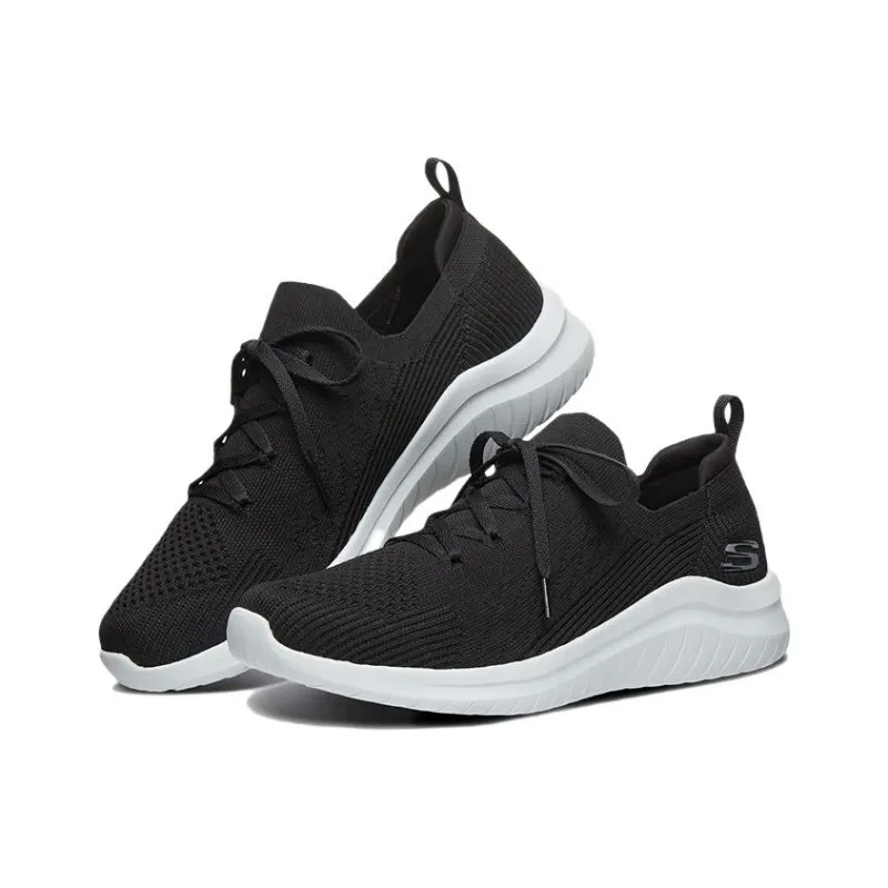 Skechers Ultra Flex 2.0 Cushioning Anti-Slip And Wear-Resistant Low-Top Casual Shoes Men's Black-4