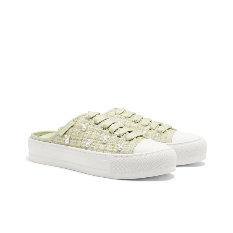 CHARLES&KEITH Small Ck Fashion Slippers Women's Solid Color-7