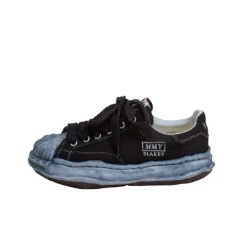 Maison MIHARA YASUHIRO Blakey OG Sole Canvas Low Over Dye Black
