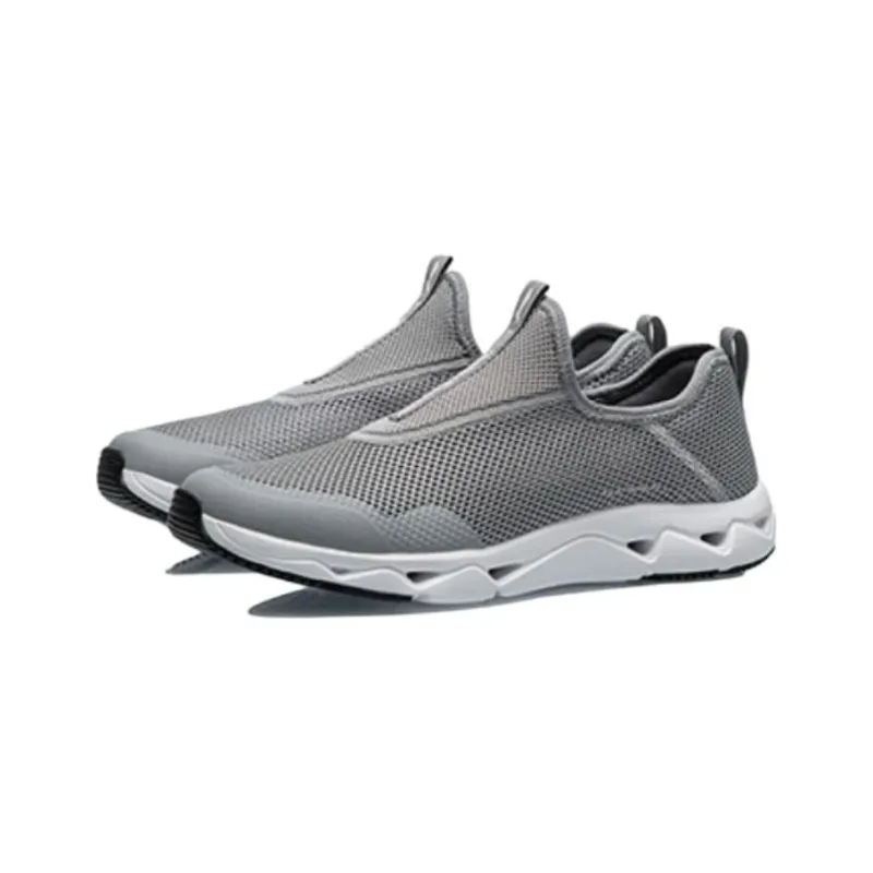 LiNing Cushioning Anti Slip And Wear Resistant Low Top Casual Shoes Men's Gray-2