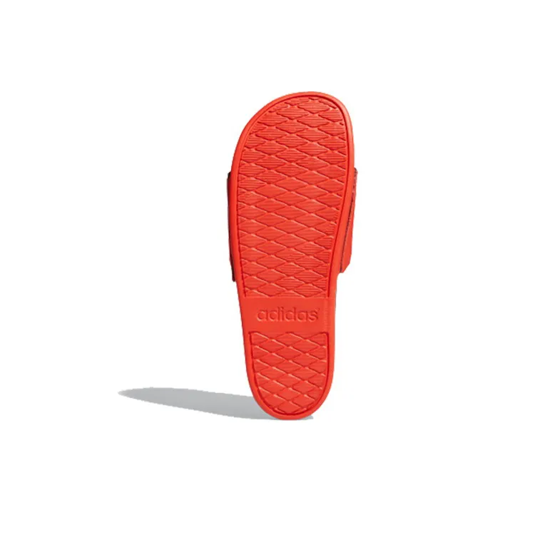 Adilette Adidas Comfort Slides 'Active Red'-4