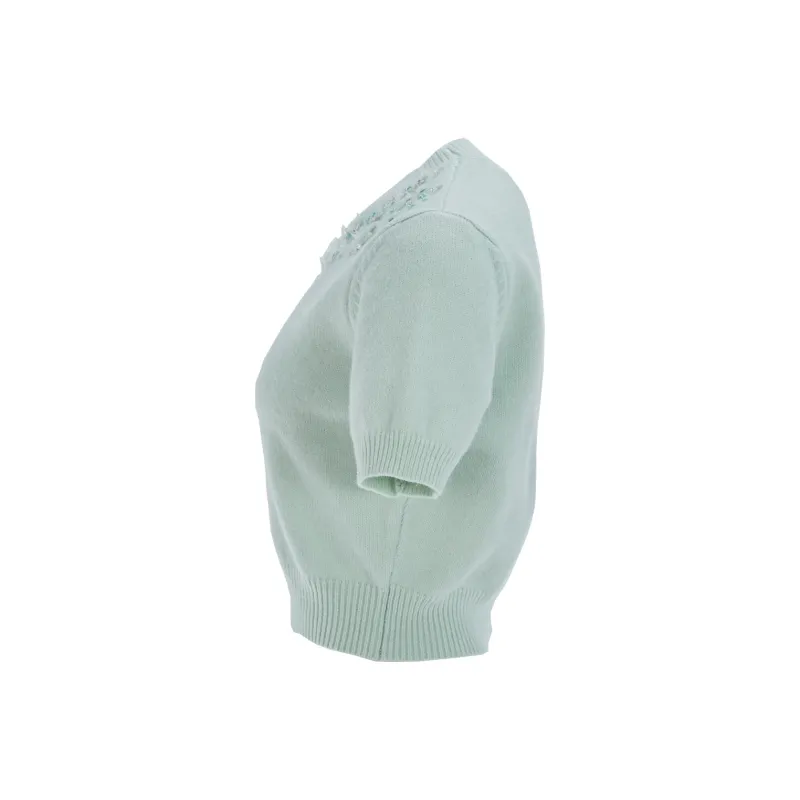 Marie Elie Crop Tops Women's Green-2