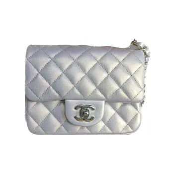 CHANEL Classic Flap CF Sheepskin Mini Square Flap Bag, Crossbody Bag, Shoulder Bag Mini Women's