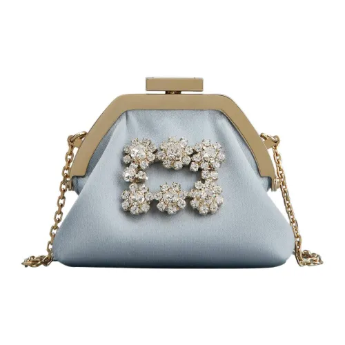 Roger Vivier Flower Strass Coin Purses