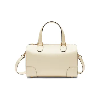 Valextra Calfskin Shoulder Bag, Crossbody Bag Mini Women's White