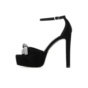 stuart weitzman Discoplatform 130mm Bow-detail Sandals