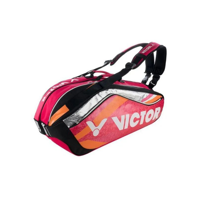 VICTOR Polyester With PU Backpack Regular Unisex Fandango Rose Red-2