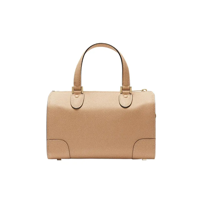 Valextra Calfskin Shoulder Bag, Crossbody Bag Mini Women's Brown-1