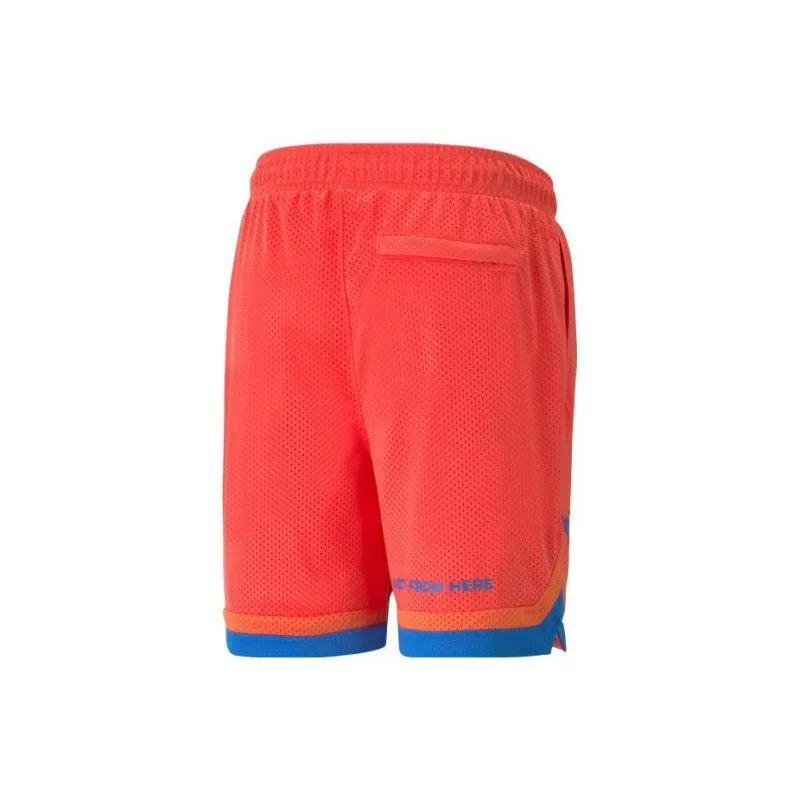 PUMA Casual Shorts Men Coral Red-1