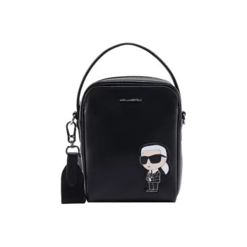 KARL LAGERFELD / Karl Lagerfeld Jeans Logo Plaque Zip Up Tote Bag