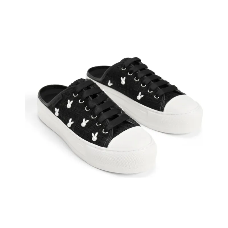 CHARLES&KEITH Small Ck Fashion Slippers Women's Solid Color-2