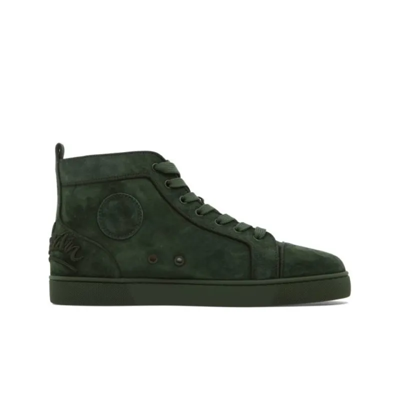 CL LUBOTING Stylish Skateboarding Shoes Dark Green-1
