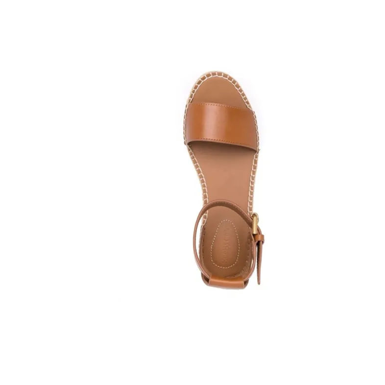 See By Chloé Glyn Raffia 70mm Platform Sandals-4
