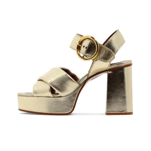 See By Chloé Metallic-effect 103mm Sandals