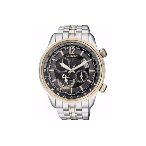 CITIZEN Automatic Mechanical Movement Stainless Steel Strap Watch Men's Watches Black Dial