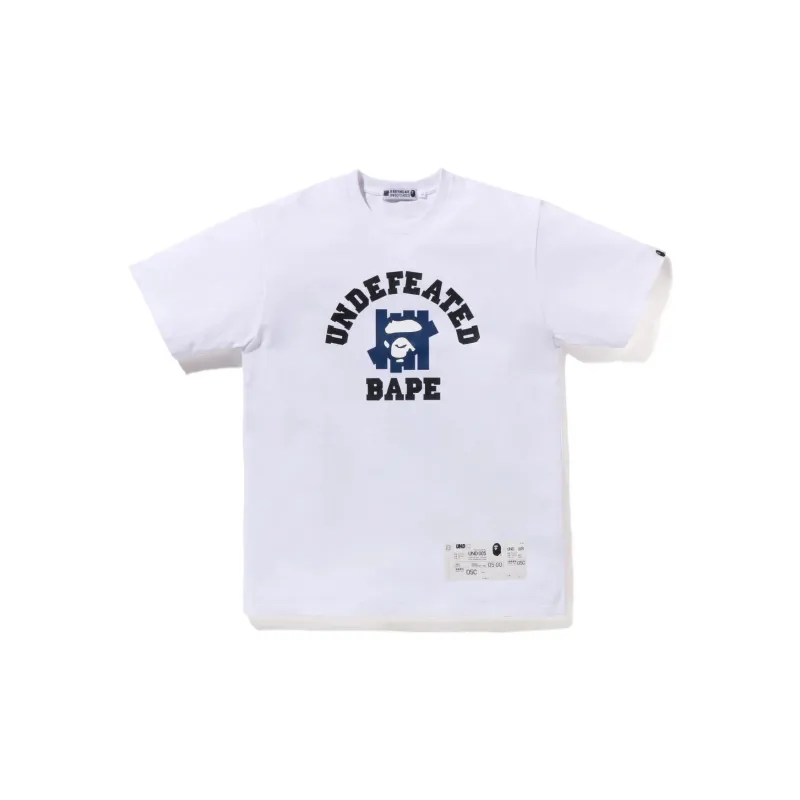 Bape X Undefeated College Tee FW22-2