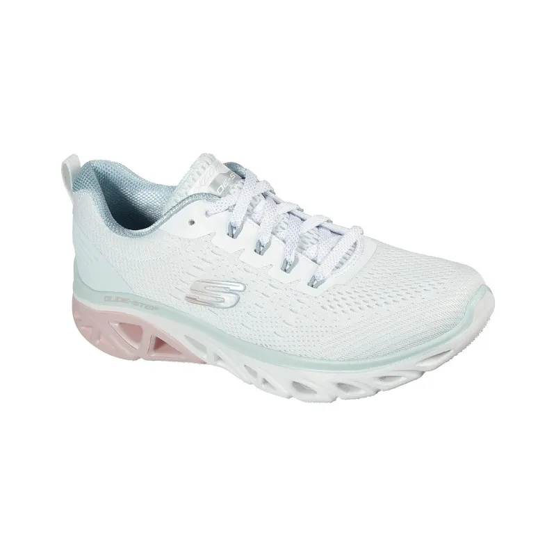 Skechers Glide step Sport Casual Shoes Women's Low Top White/Pink-2