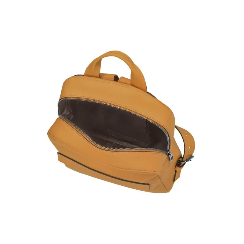 LONGCHAMP 3D Calfskin With Sheepskin Trim Backpack Women's Light Yellow Umber-3