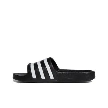 Adidas Adilette Aqua Slides 'Black White' Women's