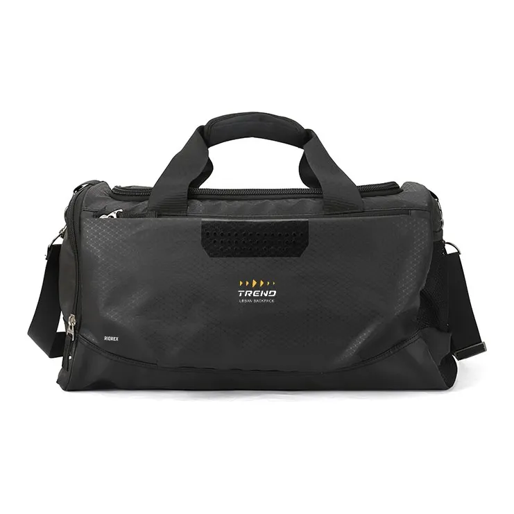 RIOREX Polyamide Travel Bag Sports & Fitness Bag Portable Crossbody Training Bag Travel Bag Regular Unisex Black-0