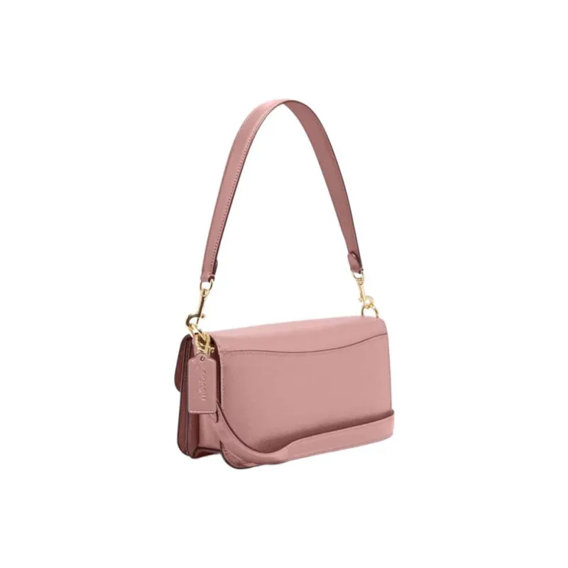COACH Morgan Leather Patent Leather Handbag Shoulder Bag Women's Pink-1